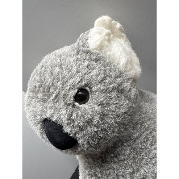 Vintage Applause Koala Plush Toy Soft Gray & White Stuffed Animal - Picture 2 of 9
